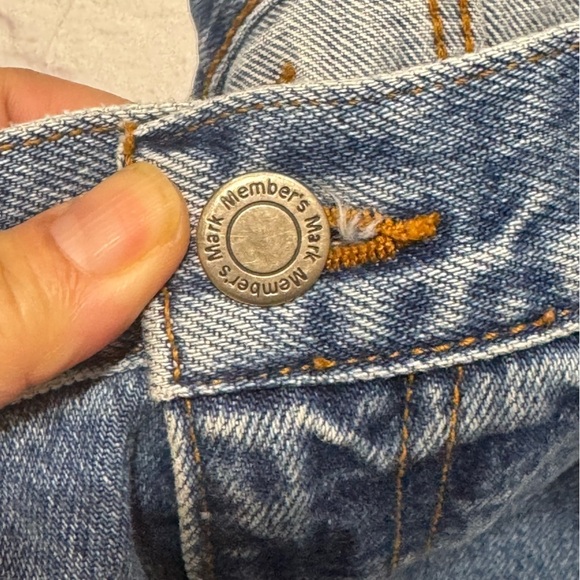 MEMBER’S MARK Vintage Men's Blue Jeans straight fit 100% cotton denims 44x32 EUC - Picture 7 of 14